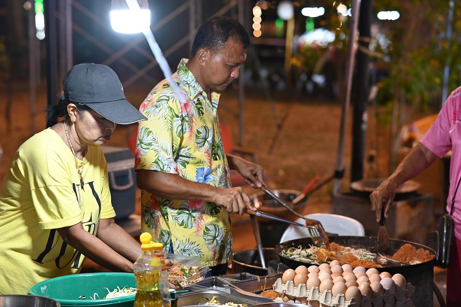 Street food i Chiang Mai — stråken, rätterna och priserna